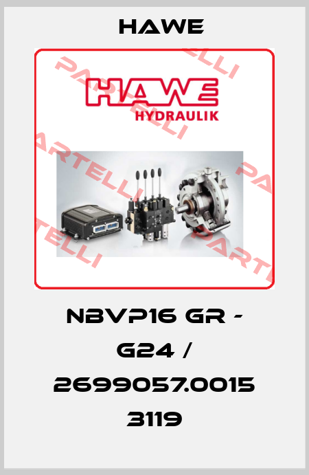 NBVP16 GR - G24 / 2699057.0015 3119 Hawe