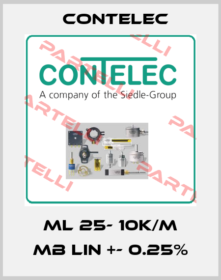 ML 25- 10K/M MB LIN +- 0.25% Contelec