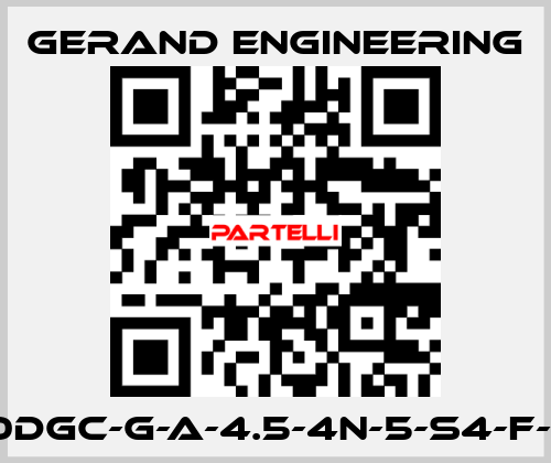 300DGC-G-A-4.5-4N-5-S4-F-B-0 Gerand Engineering