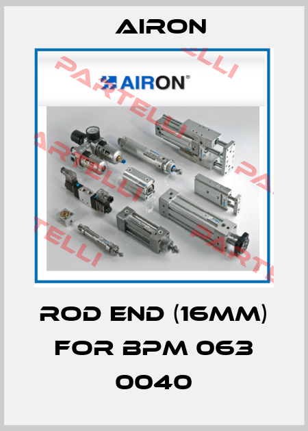 Rod End (16mm) for BPM 063 0040 Airon