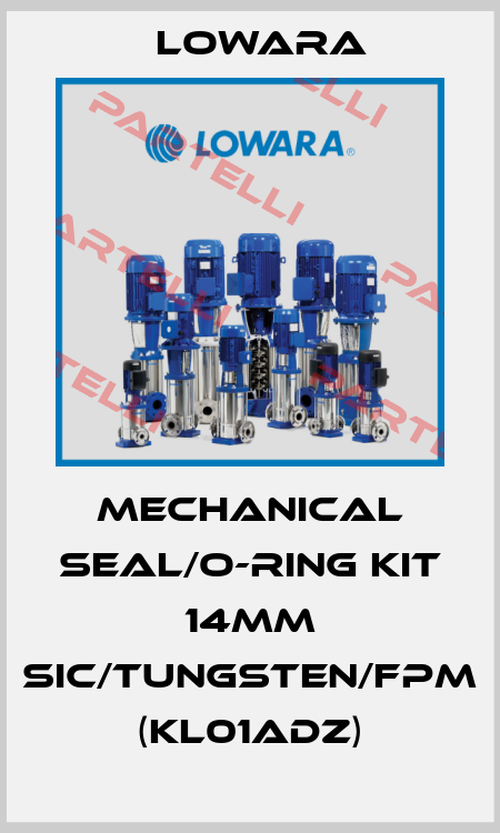 Mechanical Seal/O-Ring Kit 14mm SiC/Tungsten/FPM    (KL01ADZ) Lowara