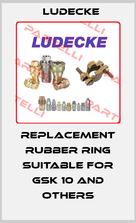 Replacement rubber ring suitable for GSK 10 and others Ludecke