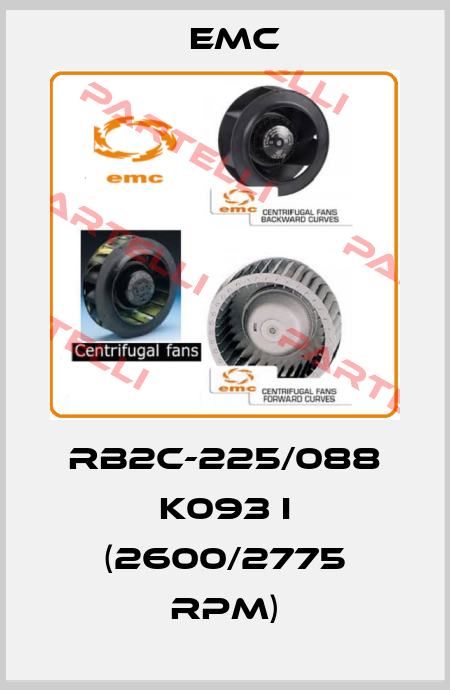 RB2C-225/088 K093 I (2600/2775 rpm) Emc