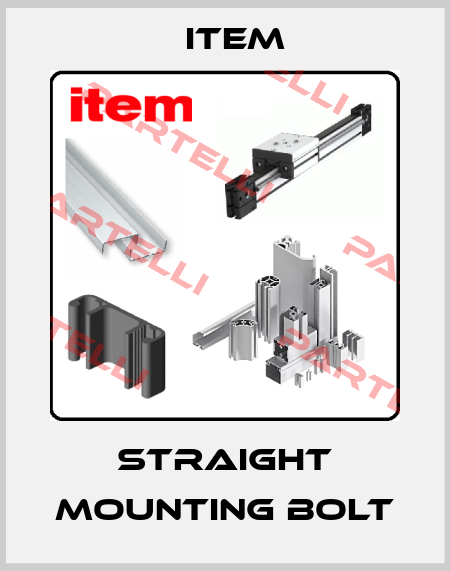 straight mounting bolt Item