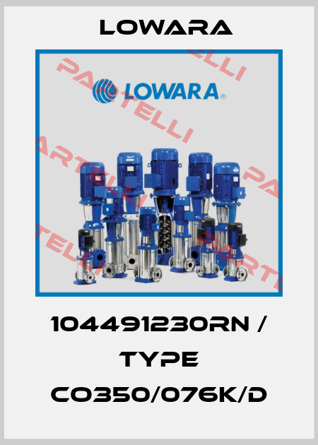 104491230RN / Type CO350/076K/D Lowara