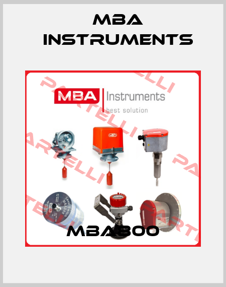 MBA800 MBA Instruments