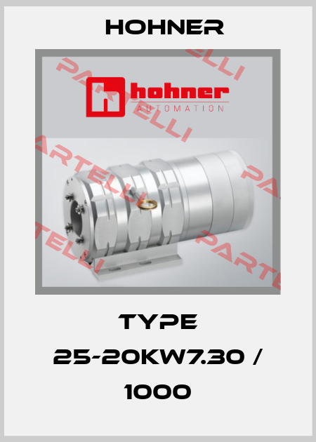 Type 25-20KW7.30 / 1000 Hohner