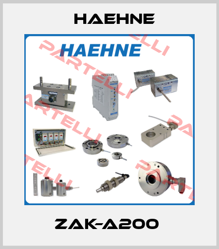 ZAK–A200  HAEHNE