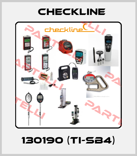 130190 (TI-SB4) Checkline