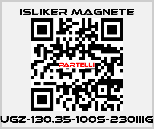 UGz-130.35-100S-230IIIG ISLIKER MAGNETE