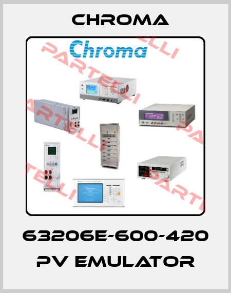 63206E-600-420 PV emulator Chroma