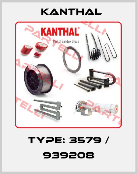 Type: 3579 / 939208 Kanthal