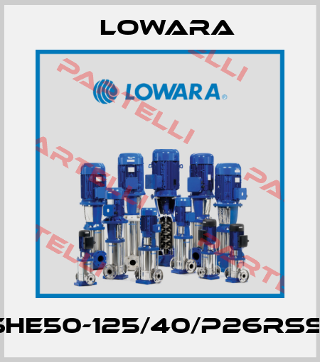 ESHE50-125/40/P26RSSW Lowara