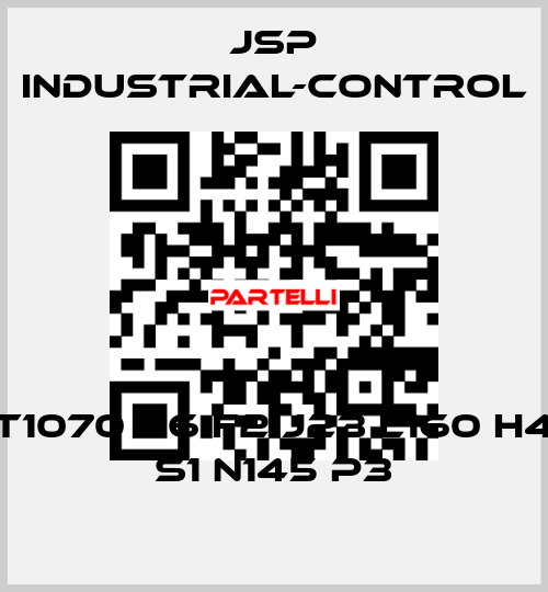 T1070 06 F2 J23 L160 H4 S1 N145 P3 JSP Industrial-Control
