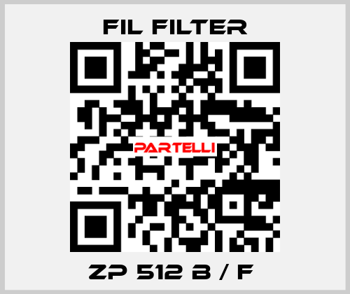 ZP 512 B / F  Fil Filter