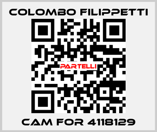 Cam for 4118129 Colombo Filippetti