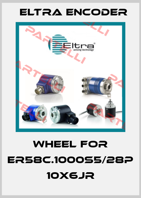 Wheel for ER58C.1000S5/28P 10X6JR Eltra Encoder