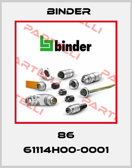 86 61114H00-0001 Binder