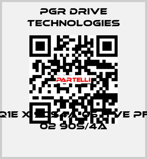 Q1E X 90S4A-05 H VE PF 02 90S/4A PGR Drive Technologies