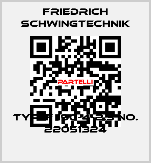 Typ. F 190-4-2.3 No. 22051324 Friedrich Schwingtechnik