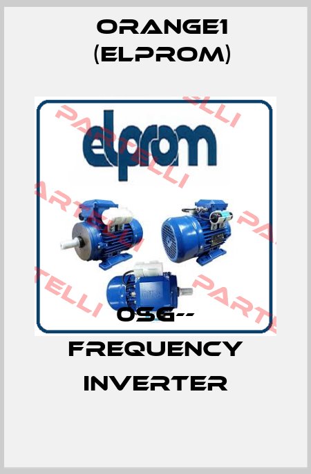 0SG-- Frequency inverter ORANGE1 (Elprom)