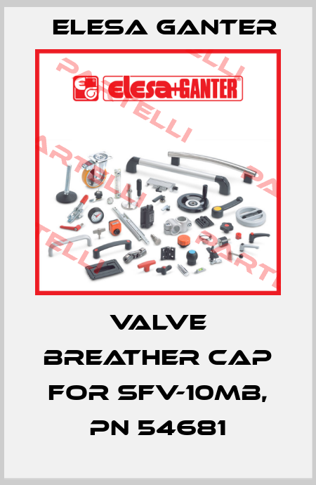 valve breather cap for SFV-10mb, PN 54681 Elesa Ganter