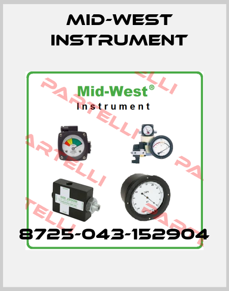 8725-043-152904 Mid-West Instrument