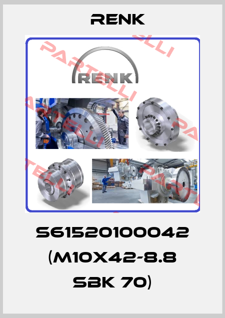S61520100042 (M10X42-8.8 SBk 70) Renk