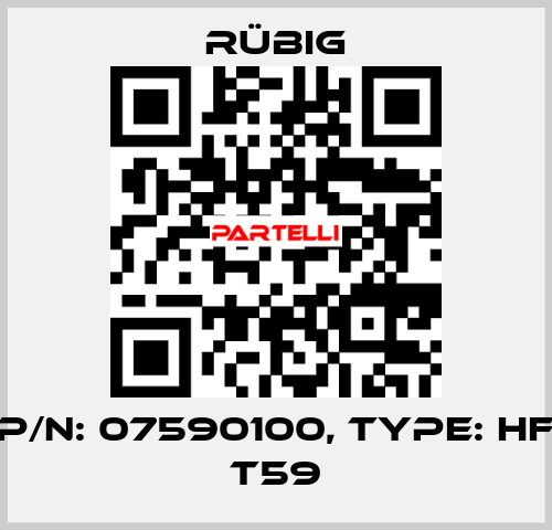 P/N: 07590100, Type: HF T59 Rübig