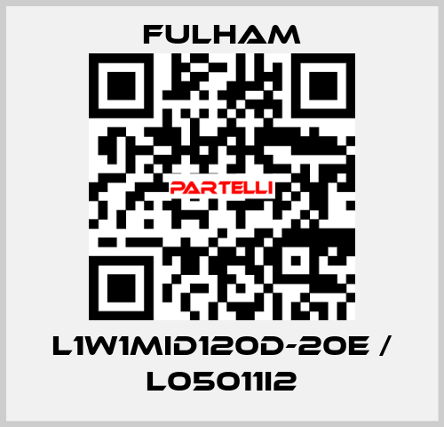 L1W1MID120D-20E / L05011i2 Fulham