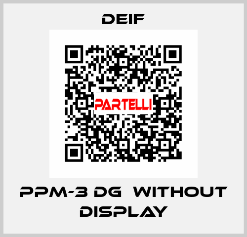 PPM-3 DG  without display Deif