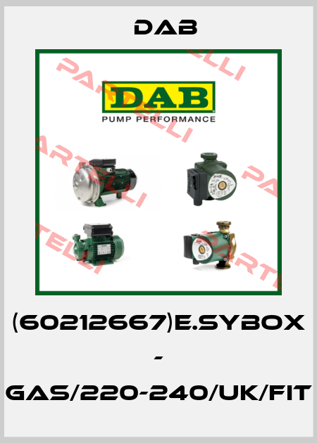 (60212667)E.SYBOX - GAS/220-240/UK/FIT DAB