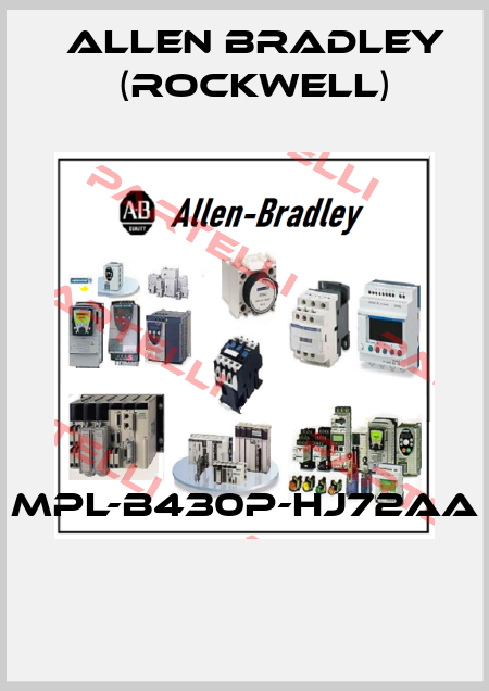 MPL-B430P-HJ72AA  Allen Bradley (Rockwell)