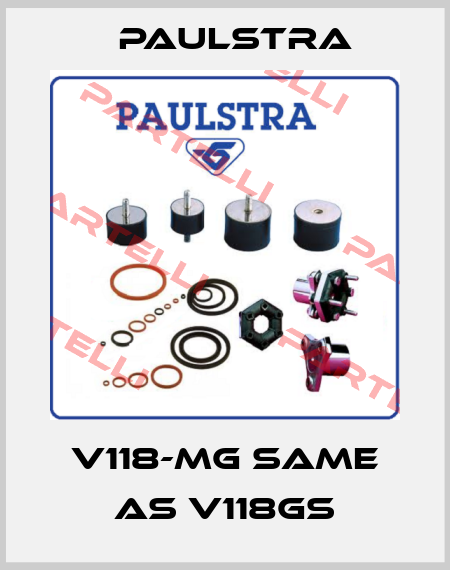 V118-MG same as V118GS Paulstra