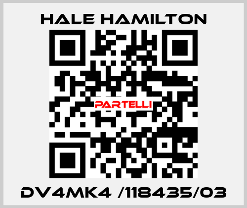 DV4MK4 /118435/03 HALE HAMILTON