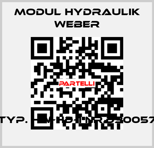 Typ. HW-HD-1 Nr.D30057 MODUL HYDRAULIK WEBER