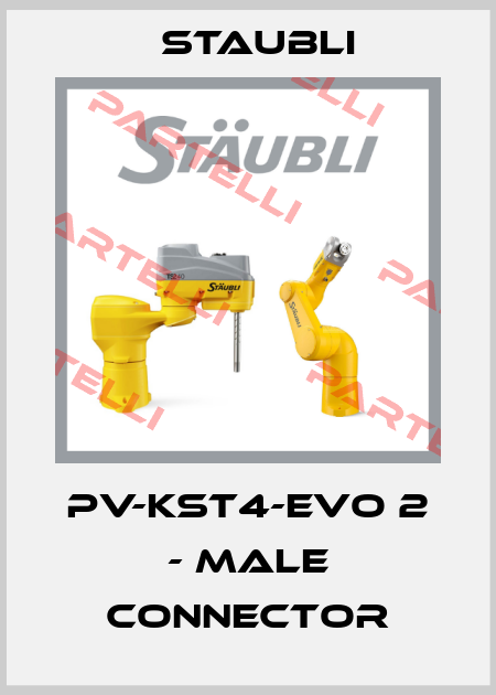 PV-KST4-EVO 2 - male connector Staubli