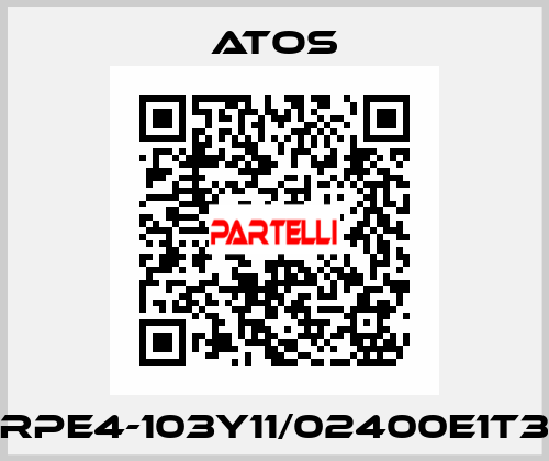 RPE4-103Y11/02400E1T3 Atos