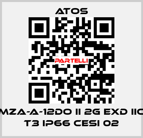 MZA-A-12DO II 2G Exd IIC T3 IP66 CESI 02 Atos
