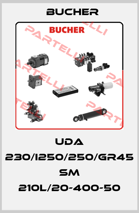 UDA 230/i250/250/GR45 SM 210L/20-400-50 Bucher