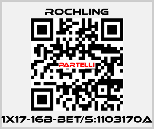 1X17-16B-BET/S:1103170A ROCHLING