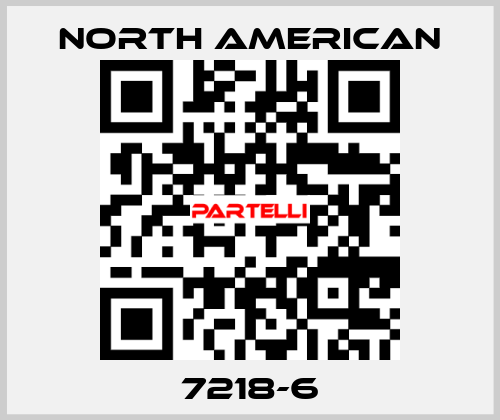 7218-6 NORTH AMERICAN