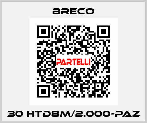 30 HTD8M/2.000-PAZ Breco