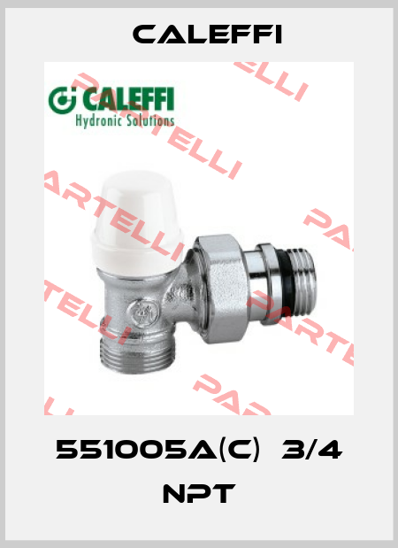 551005A(C)　3/4 NPT Caleffi