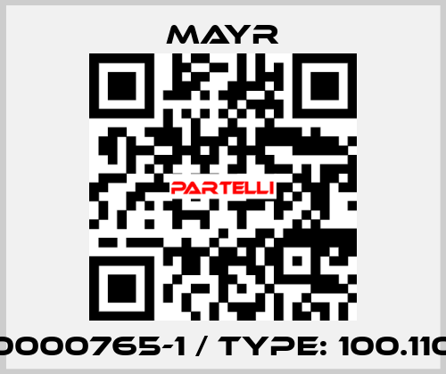 0000765-1 / Type: 100.110 Mayr