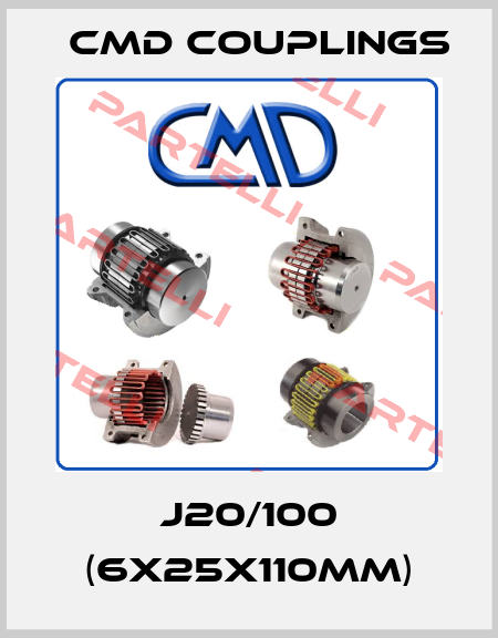 J20/100 (6X25X110mm) Cmd Couplings
