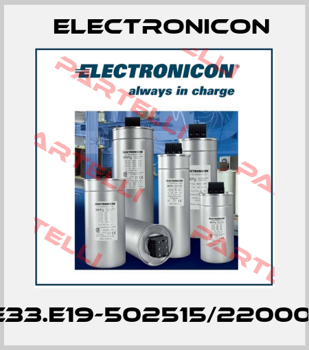 E33.E19-502515/220001 Electronicon