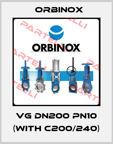VG DN200 PN10 (with C200/240) Orbinox