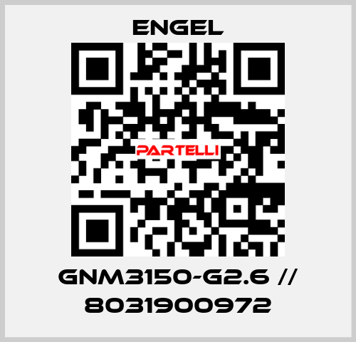 GNM3150-G2.6 // 8031900972 ENGEL