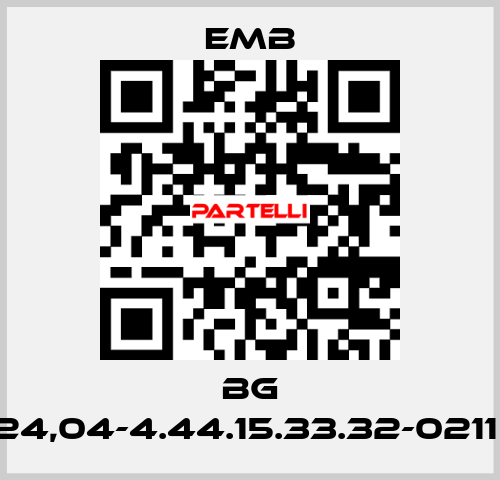 BG 24,04-4.44.15.33.32-0211  Emb